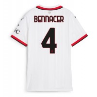 Maglia Calcio AC Milan Ismael Bennacer #4 Seconda Divisa Donna 2024-25 Manica Corta